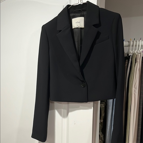 Wilfred Black Cropped Blazer 2xs - Picture 1 of 1